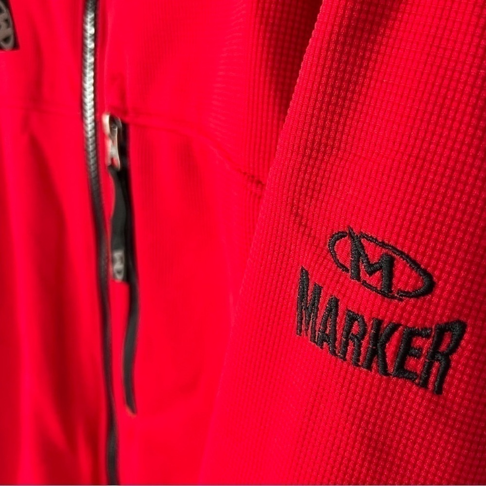 Marker Red Lightweight Spring Skiing Jacket Size … - image 3